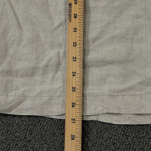 LL Bean Skirt Womens Size 6 PET 6P Linen Beige Casual - Picture 6 of 10
